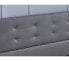 Фото #10 товара Bett aus grauem Kunstleder 160x200cm