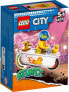 LEGO 60333 City Stuntz Das Badewannen-Stunt-Motorrad, Spielzeug mit Stunt-Minifiguren, Geschenkidee fr Jungen und Mdchen