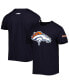 Фото #1 товара Men's Navy Denver Broncos Mash Up T-shirt