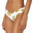 Body Glove Women's Standard Audrey Low Rise Bikini Bottom Playful Floral, Small