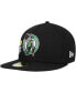 Фото #4 товара Men's Black Boston Celtics Crown Champs 59FIFTY Fitted Hat
