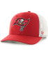 Фото #1 товара Men's Red, White Tampa Bay Buccaneers Trucker Snapback Hat
