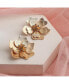 Фото #2 товара Women's Flower Stud Earrings