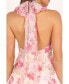 ფოტო #2 პროდუქტის Women's Gardenia Halter Mini Dress