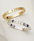 ფოტო #3 პროდუქტის Faux Stone VIP Hinged Bangle Bracelet