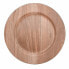 Мелкая тарелка Versa Светло-коричневый Бамбук полипропилен (33 x 33 cm)