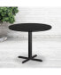 Фото #5 товара 42" Round Laminate Table Top With 33"X33" Table Height Base