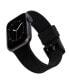 Фото #1 товара Ремешок для часов WITHit черного цвета с тканевым плетением, совместимый с Apple Watch 42/44/45/Ultra/Ultra 2