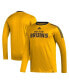 Фото #1 товара Men's Gold Boston Bruins AEROREADY® Long Sleeve T-shirt