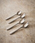 Фото #7 товара Set of steel dessert spoons with scored handle