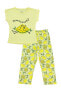 Фото #1 товара Kız Çocuk Pijama Takımı 2-5 Yaş Pastel Sarı