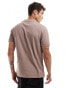 Фото #2 товара Threadbare jersey trophy neck polo shirt in taupe