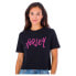 ფოტო #4 პროდუქტის HURLEY Oceancare Washed Cropped short sleeve T-shirt