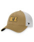 ფოტო #1 პროდუქტის Men's Gold, White Vegas Golden Knights Authentic Pro Trucker Snapback Hat