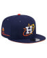 Фото #1 товара Men's Navy Houston Astros City Connect 9FIFTY Snapback Hat