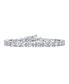 ფოტო #4 პროდუქტის Jewelry 15CT CZ 7x5mm Oval Solitaire Tennis Bracelet For Women Cubic Zirconia 7.5 Inch