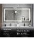 Фото #4 товара LED Bathroom Mirror 60 X 32 Inch With Lights, Anti-Fog & Dimming LED Bathroom Vanity Mirror