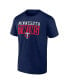 Фото #2 товара Men's Navy Minnesota Twins Hard To Beat T-Shirt