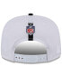 Фото #2 товара Men's White/Black Las Vegas Raiders 2024 NFL Training Camp Golfer Snapback Hat