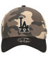 ფოტო #4 პროდუქტის Men's Los Angeles Dodgers Camo Crown A-Frame 9FORTY Adjustable Hat