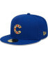 Men's Royal Chicago Cubs 2023 MLB World Tour: London Series Flag Fill 59FIFTY Fitted Hat Синий, 6 7/8 - фото #2