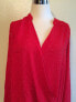 Фото #2 товара Топ украшенный INC International Concepts Блузка с вырезом через плечо красная 6
