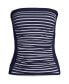 ფოტო #1 პროდუქტის Women's Long Bandeau Tankini Swimsuit Top with Removable Adjustable Straps
