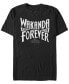 Marvel Men's Black Panther Wakanda Forever Pride Short Sleeve T-Shirt