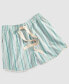 ფოტო #6 პროდუქტის Women's Striped Poplin Boxer Sleep Shorts XS-3X, Created for Macy's