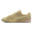 Фото #6 товара Puma Clyde PreGame Runway Lace Up Womens Beige Sneakers Casual Shoes 39208301
