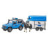 Фото #2 товара BRUDER Land Rover Police With Equine Trailer