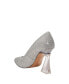 ფოტო #3 პროდუქტის Women's The Lookerr Square Toe Lucite Heel Pumps