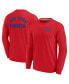 Фото #1 товара Men's and Women's Red New York Rangers Super Soft Long Sleeve T-shirt