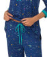 Фото #4 товара Women's 2-Pc. Printed 3/4-Sleeve Pajamas Set