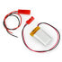 Фото #2 товара Akyga Li-Pol cell 250mAh 1S 3,7V - JST-BEC connector + socket - 30x17x6mm