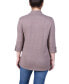 ფოტო #2 პროდუქტის Petite 3/4 Sleeve Two in One Top