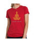ფოტო #1 პროდუქტის Women's Premium Word Art T-Shirt - Inhale Exhale