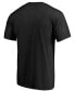 Фото #3 товара Men's Black San Antonio Spurs Primary Team Logo T-shirt