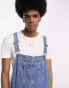 Dickies classic bib denim overall dungarees in blue Klassisches Blau, XS - фото #2