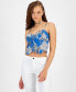 Women's Maia Printed Sleeveless Corset Top