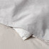 Фото #5 товара King Cotton Linen Chambray Duvet Cover & Sham Set Light Gray - Threshold