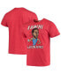 Фото #1 товара Men's Kawhi Leonard Red LA Clippers Caricature Tri-Blend T-shirt