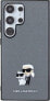 Karl Lagerfeld Karl Lagerfeld KLHCS24LPSAKCMPG S24 Ultra S928 hardcase szary/grey Saffiano Karl & Choupette Metal Pin - фото #3