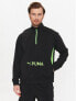 Фото #1 товара Puma Technisches Sweatshirt Fit Woven 523106 Schwarz Regular Fit