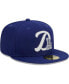Фото #3 товара Men's Royal Los Angeles Dodgers Duo Logo 59FIFTY Fitted Hat
