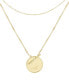 Фото #8 товара 14K Gold Plated Grace Initial Layering Necklace Set