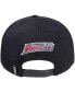 Фото #3 товара Men's Black Delaware State Hornets Arch Over Logo Evergreen Snapback Hat