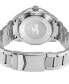 Men's Pier 90 Silver-Tone Stainless Steel Watch 42mm