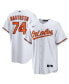 ფოტო #1 პროდუქტის Men's Felix Bautista White Baltimore Orioles Replica Player Jersey