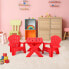 Фото #3 товара Детский стол и стулья из пластика costway Kindersitzgruppe 3-teilig